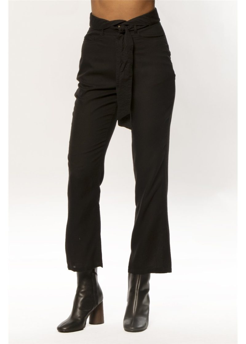 AMUSE SOCIETY DOLLY WVN PANT-BLK - Stoke Outlets