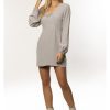 AMUSE SOCIETY FAYE LS WVN DRESS-BUS - Stoke Outlets