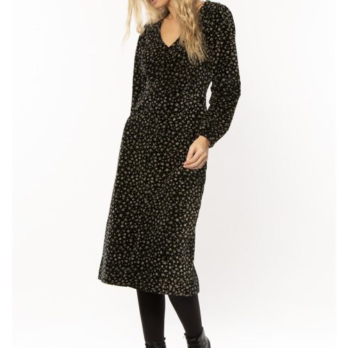 amuse society gratitude ls wvn dress blk 972187