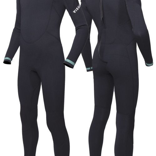 EASY SEAS BOYS 3 - 2 FULL FLATLOCK BACK ZIP - BLK - Stoke Outlets