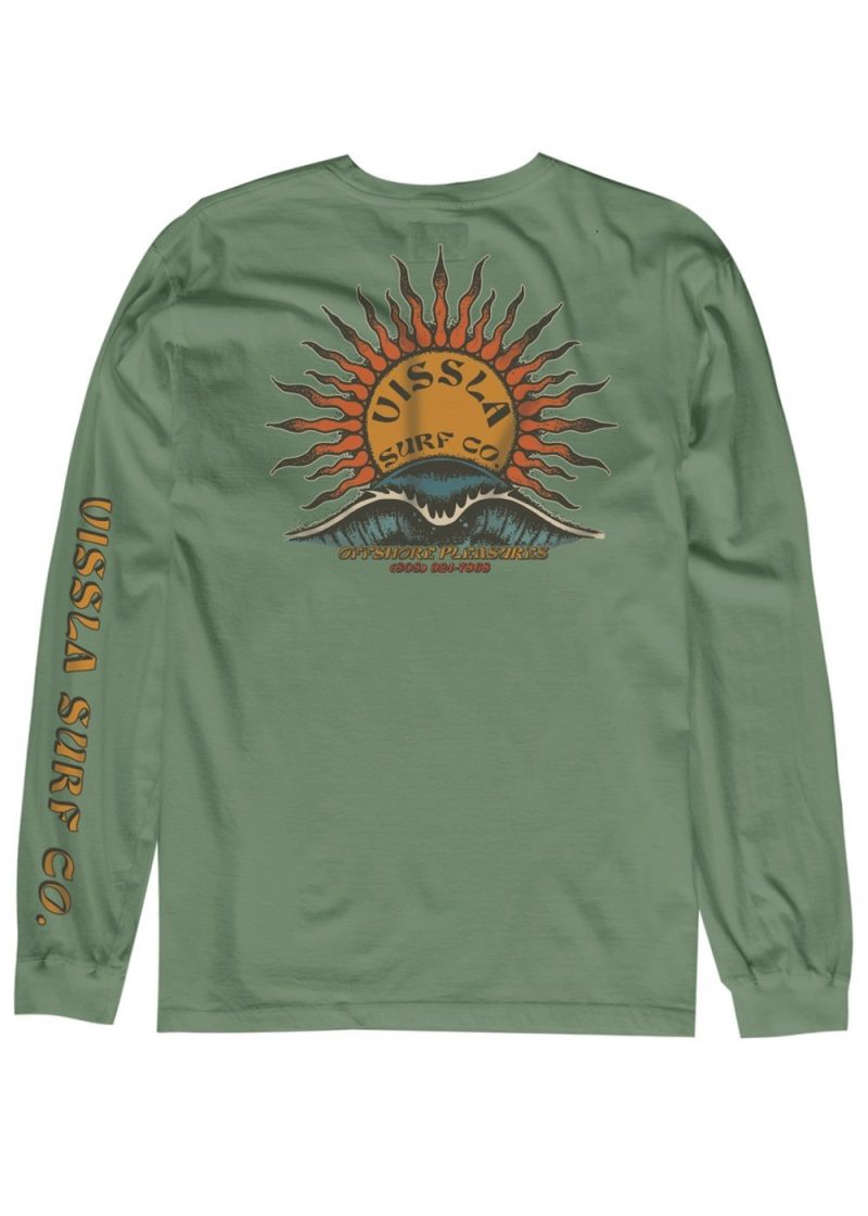 Solar Swells LS Tee - SAG - Stoke Outlets