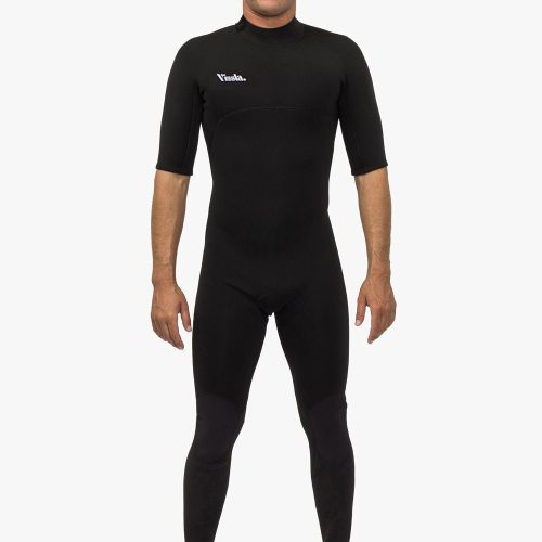 Vissla 7 SEAS 2 - 2 SS FULL BACK ZIP - BLK - Stoke Outlets