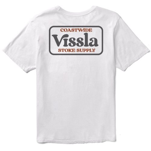 Vissla Coastwide Boys Tee - WHT - Stoke Outlets