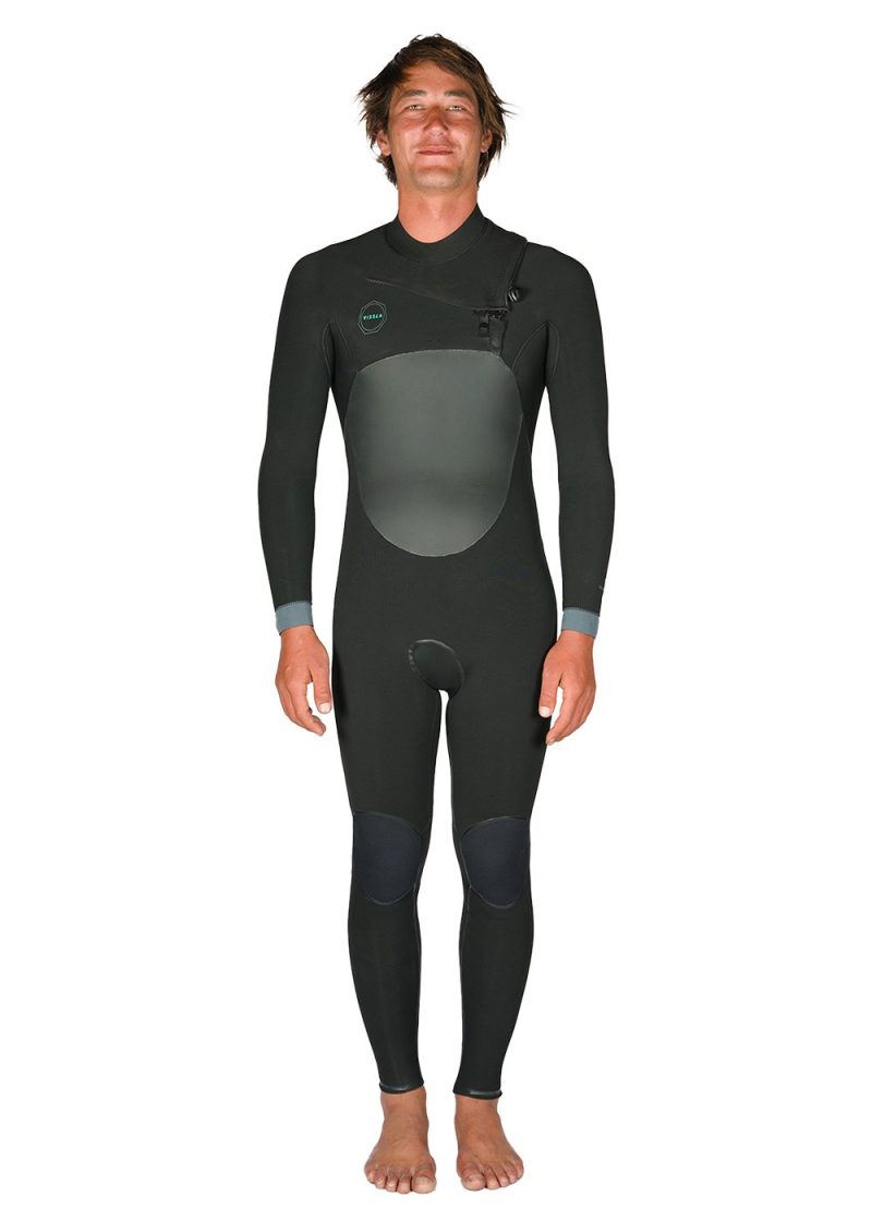 Vissla NORTH SEAS 4 - 3 FULL CHEST ZIP - BLK - Stoke Outlets