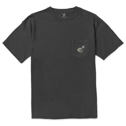 vissla resin heads premium organic pkt tee blk 769719