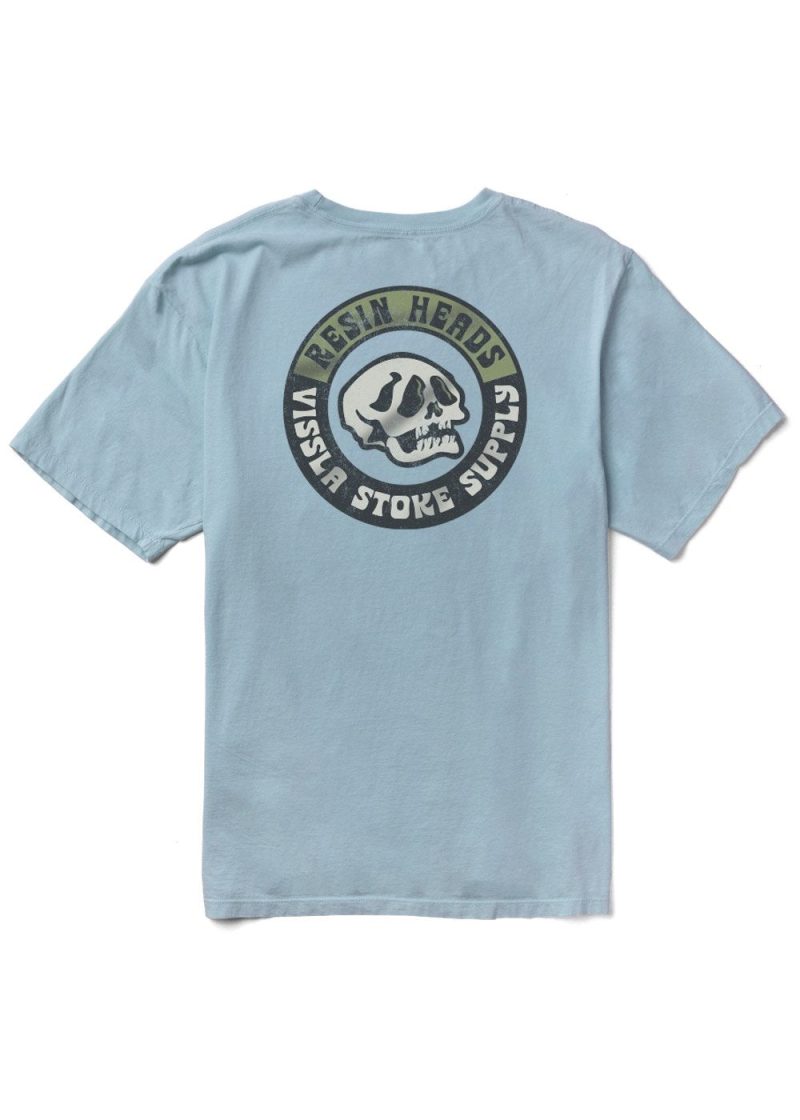 Vissla Resin Heads Premium Organic PKT Tee - CMB - Stoke Outlets